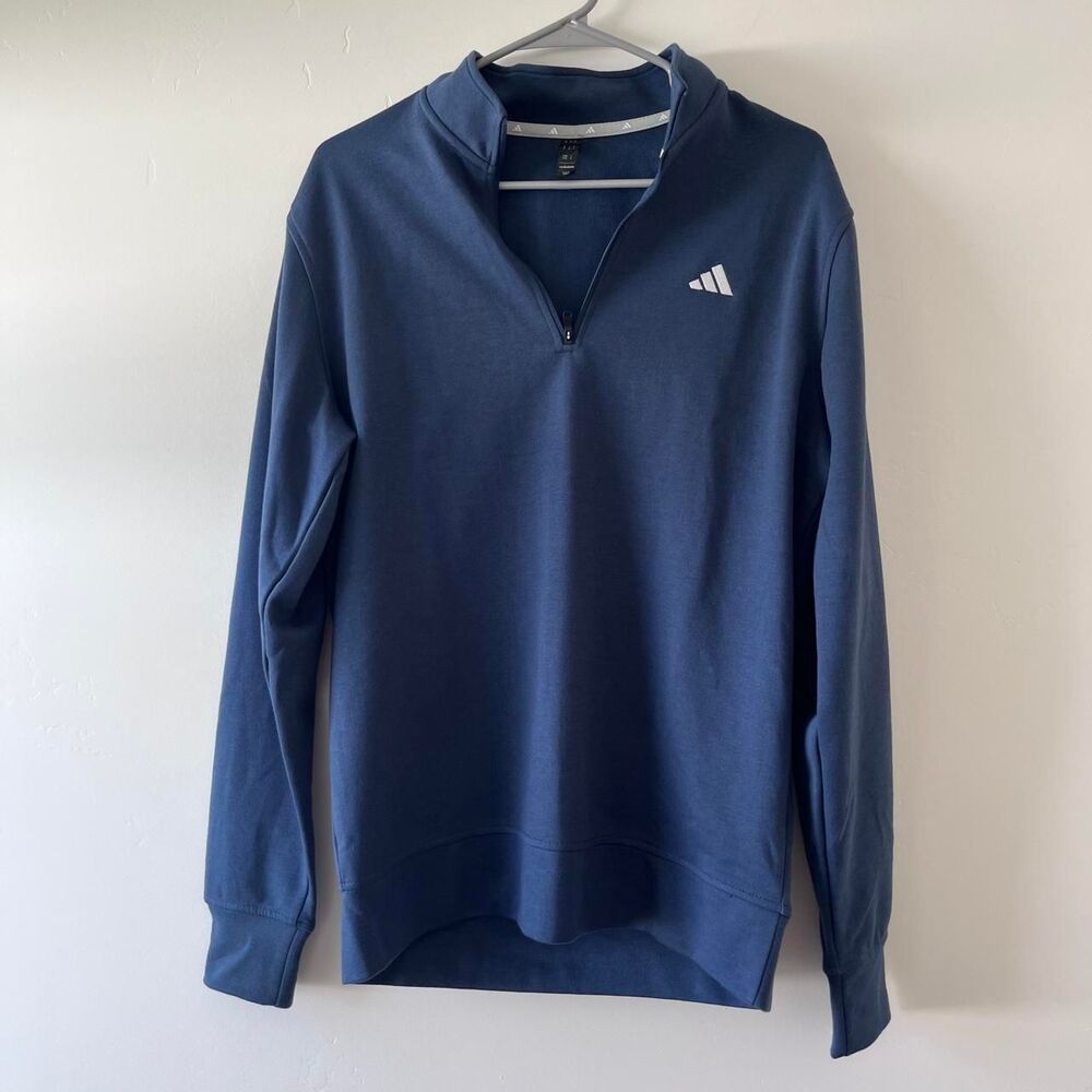 Adidas Men's Navy and Blue Top